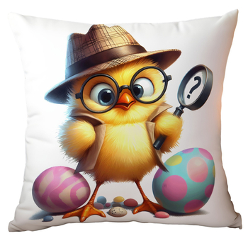 Нова великденска калъфка за възглавница с анимационен герой, забавна забавна пилешка възглавница с щампа
