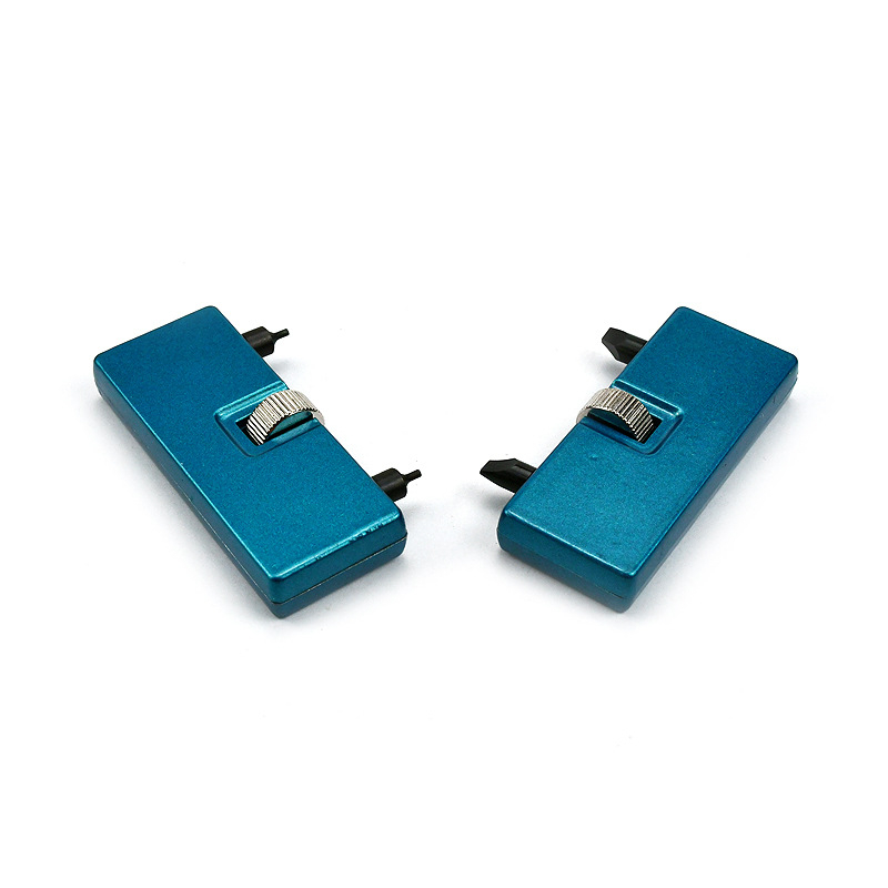 Инструмент за ремонт на часовници, преносим, двукрак, отварачка за часовници с голям диаметър, инструмент за смяна на батерията на задния капак на часовника с кръгла уста.