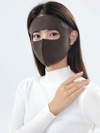 Φθινοπωρινή και χειμερινή ανθεκτική στο κρύο μάσκα ολόκληρου προσώπου, ζεστή, εξωτερική, αντιανεμική, αναπνεύσιμη, μονοκόμματη, μάσκα ολόκληρου προσώπου για ιππασία, Gini