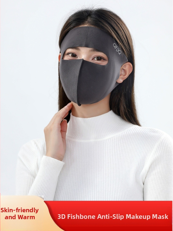 Jesenná a zimná chladuvzdorná celotvárová teplá maska, vonkajšia jazdecká vetruodolná priedušná jednodielna celotvárová jazdecká maska na tvár Gini