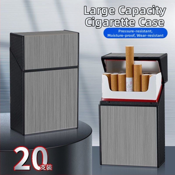 20 iepakojumu cigarešu maciņi plastmasas atlokāmi mīksti cieti kastes universāli pārnēsājami mitrumizturīgi cigarešu maciņi ar snap cigarešu maciņu kompresijas cigaretes cigaretes