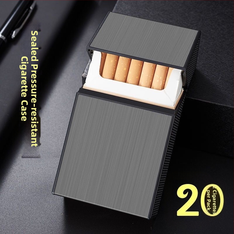 20 броя пластмасови калъфи за цигари с превключване, меки и твърди кутии, универсални преносими, влагоустойчиви калъфи за цигари, компресионни цигари, щипка