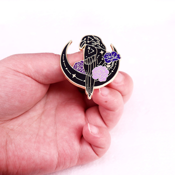 Holdvarjú virág bross kitűző kiegészítők