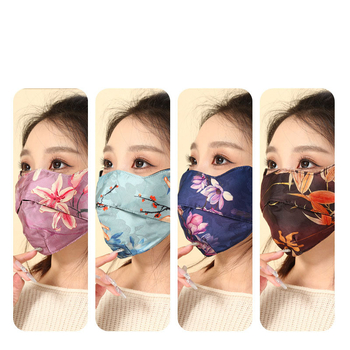 Naujos kiniško stiliaus kaukės rudeniui ir žiemai, šiltos raštuotos, vėjui ir šalčiui atsparios, retro stiliaus kaukės, UV spindulių apsaugančios veido kaukės, madingos veido kaukės