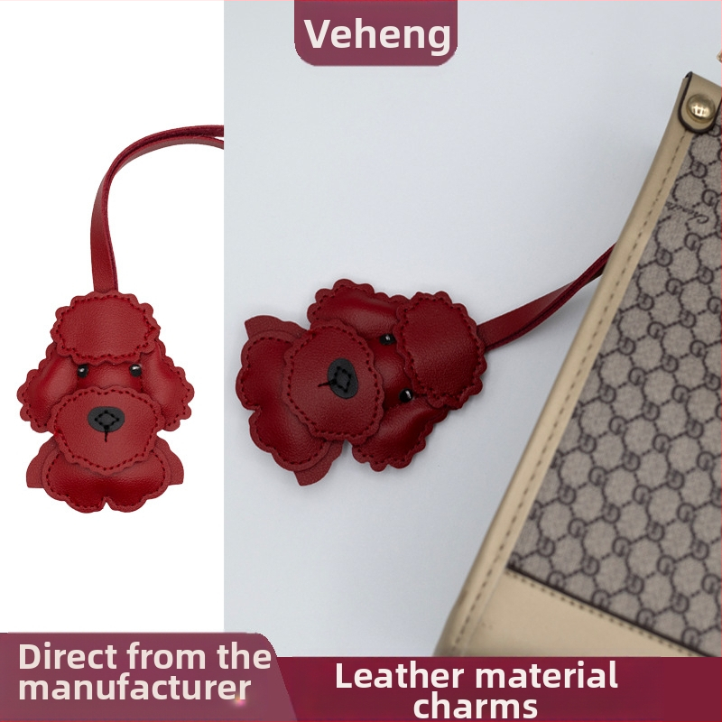 Meškiuko pakabuko maišelio žavesys, universalus mielas šuniuko PU raktų pakabuko pakabukas, dovana, didmeninė prekyba, šventinė dovana