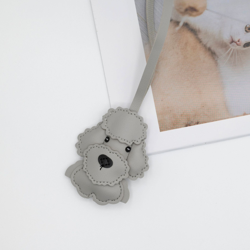 Meškiuko pakabuko maišelio žavesys, universalus mielas šuniuko PU raktų pakabuko pakabukas, dovana, didmeninė prekyba, šventinė dovana