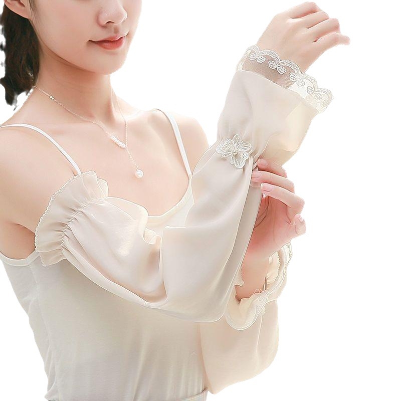 Suvised lahtised õhukesed päikesekaitsekreemi varrukad naistele pikad moekad õues sõitmiseks hingavad päikesevarjud, mis kaitsevad käevarrukaid