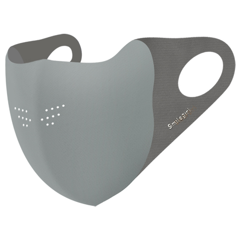 „Shu Meijia“ rudens ir žiemos pilka šilta kaukė, kempinė, atspari dulkėms, kvėpuojanti, akių apsauga, atspari UV spinduliams, 3D, plaunama