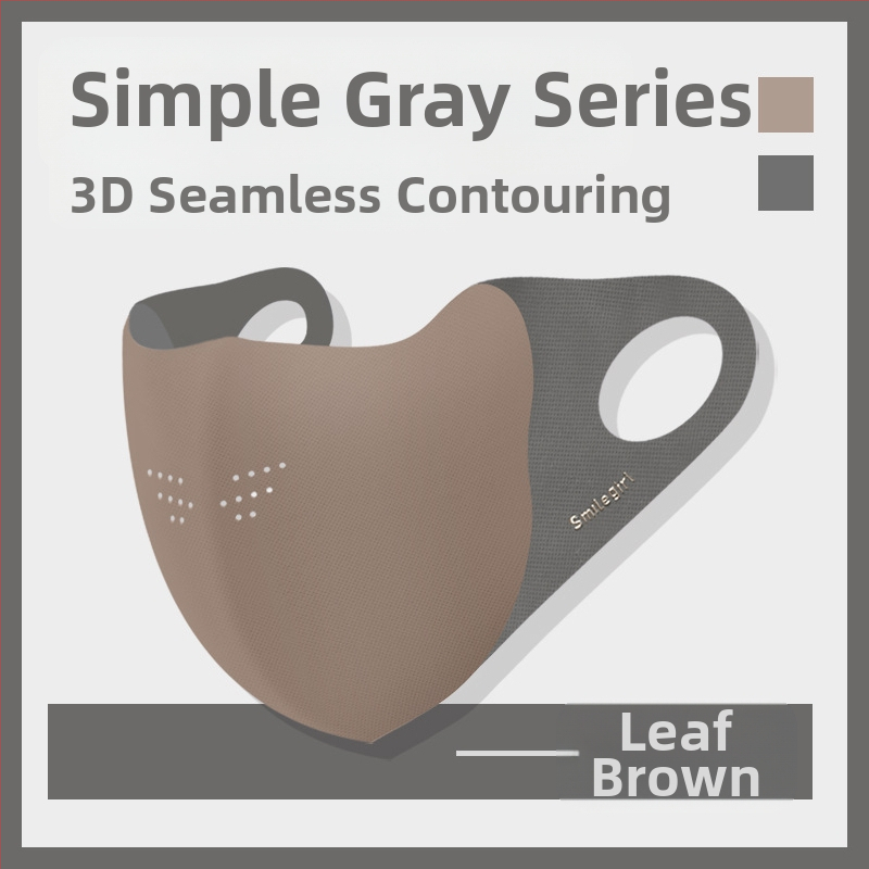 „Shu Meijia“ rudens ir žiemos pilka šilta kaukė, kempinė, atspari dulkėms, kvėpuojanti, akių apsauga, atspari UV spinduliams, 3D, plaunama