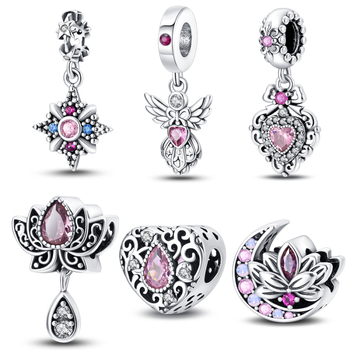 Határokon átnyúló, nagy eladású romantikus klasszikus sorozat – romantikus csillagfényes medál, réz, ezüstözött 925-ös karkötő, nagykereskedelmi dropshipping