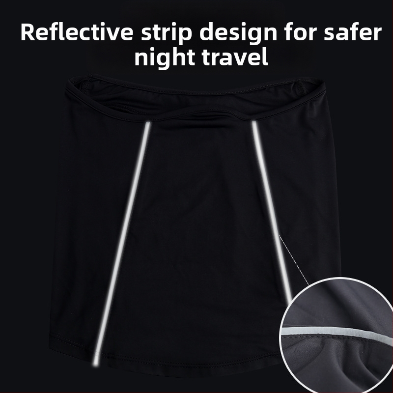 Трансгранична продажба на едро на лятна нова слънцезащитна маска Ice Silk за мъже Пролет и лято Велосипеден шал за врата на открито, дишащ