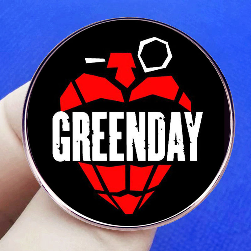 Green Day Green Day Рок група брошка пънк музика значк метална сплав значка аксесоари