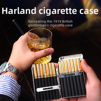 MG jaunā Harland cigarešu maciņa Bloody Cigarette Gangster ar rupju 16 metāla sānu trīs atvērto rūpnīcas izeju
