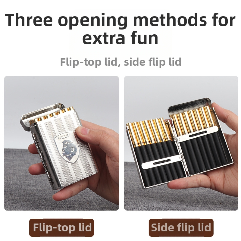 Калъфка за цигари MG New Harland, кървава цигара Gangster с груб метал 16, странично три, отворена, фабричен аутлет