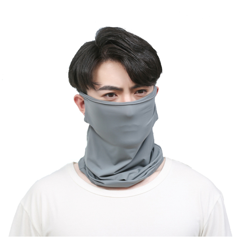 Pearätt välistingimustes sportimiseks päikesekaitsemask jääsiidist kaelakaitse näokaitse kõrvadele riputatav kaelakate meestele ja naistele maagiline päikesesirm jalgrattasõiduks