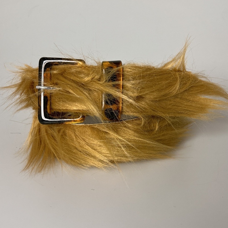 „Cross-Border Dvn Furry“ vyriškas diržas „Shein Amazon“ pliušinis diržas, skirtas „Y2K Millennial Hot Girl“, universalus europietiškas ir amerikietiškas stilius.