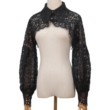 Αμερικανική δαντέλα κοίλο ρετρό σάλι Amazon ζεστό διακοσμητικό κολάρο πουκάμισου για το Halloween ψεύτικο κολάρο Cos αξεσουάρ