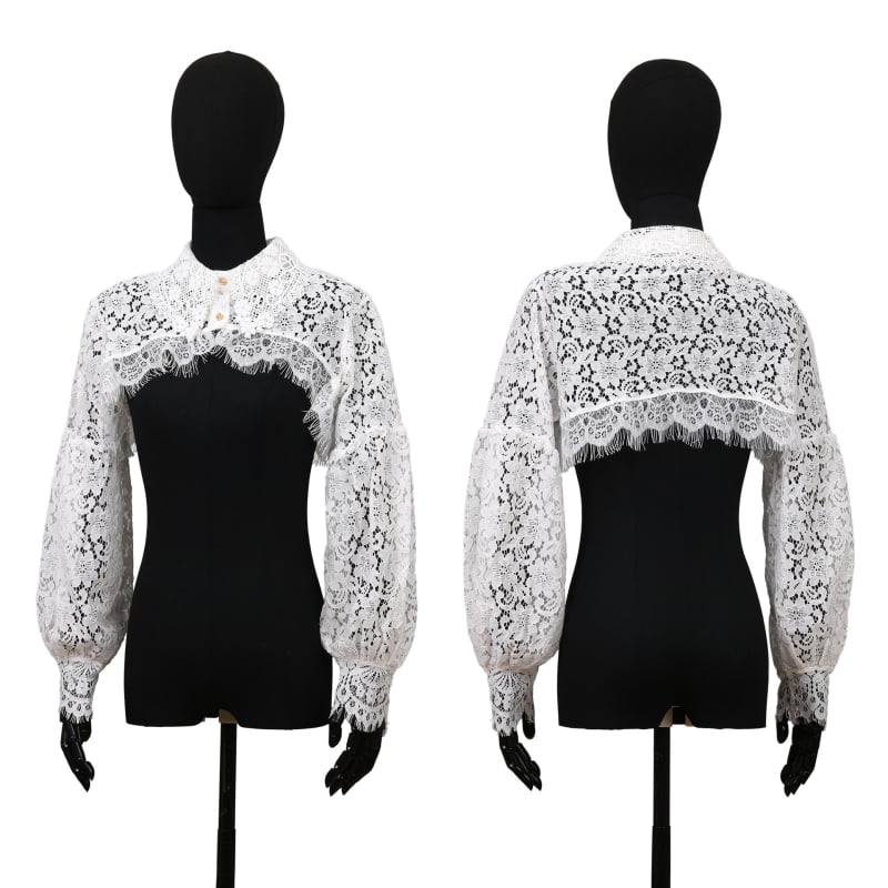 Amerikai csipke üreges retro kendő amazon forró halloweeni dekoratív inggallér hamis gallér Cos kiegészítők