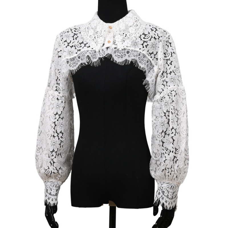 Amerikai csipke üreges retro kendő amazon forró halloweeni dekoratív inggallér hamis gallér Cos kiegészítők