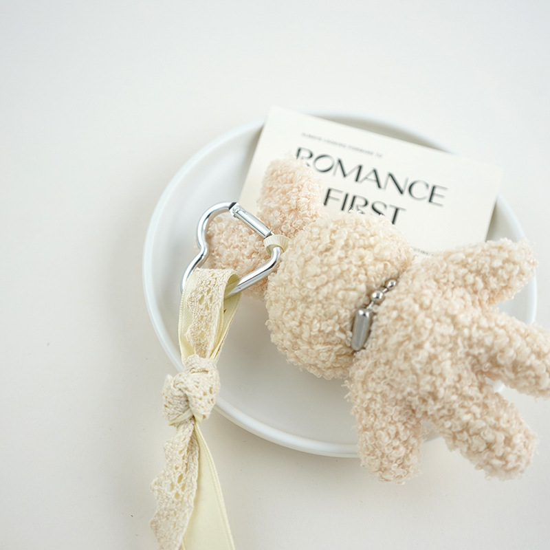 Kis piros könyv szerelmes masni nyuszi plüss táska iskolatáska medál lány baba baba kulcstartó függő díszek