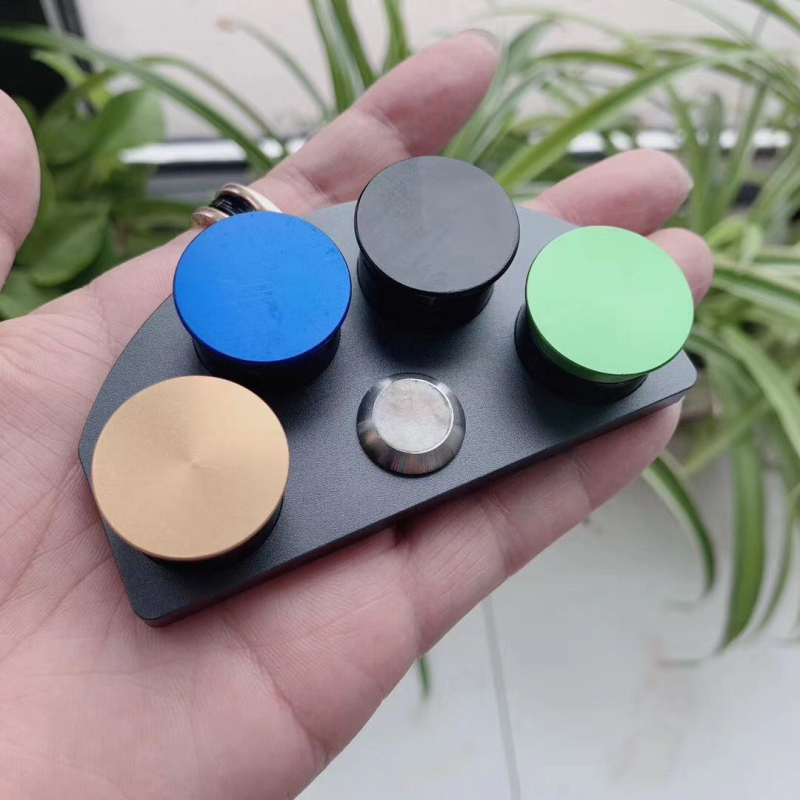 Инструмент за ремонт на часовници, цветен метален капак, съд за масло с четири очи, керамичен съд за масло, шпатула за масло