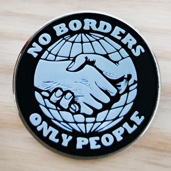 Szegély nélküli, csak embereknek szóló szervezet bross ingyenes jelvény