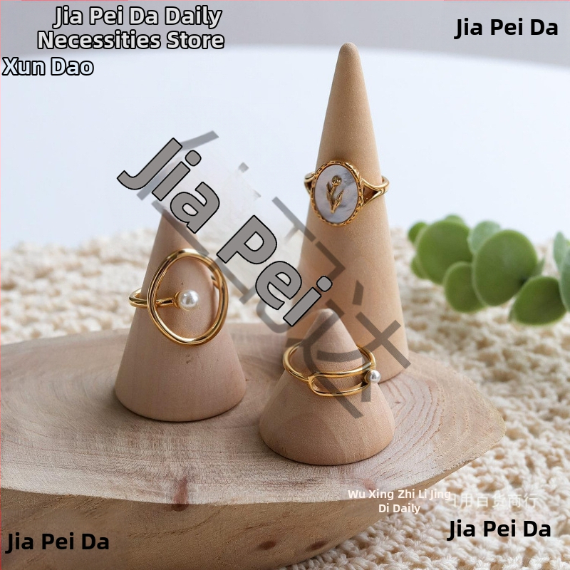 Стойка за бижута от масивно дърво, заострена, за пръстени, за бижутерски магазин, за съхранение на пръстени, за фотографиране, за позиране, за орнаменти