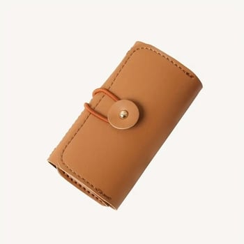 Geantă de bijuterii din piele explozivă transfrontalieră, geantă de depozitare mini pentru cercei și inele, pliabilă, pentru colier și bijuterii