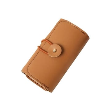 Geantă de bijuterii din piele explozivă transfrontalieră, geantă de depozitare mini pentru cercei și inele, pliabilă, pentru colier și bijuterii