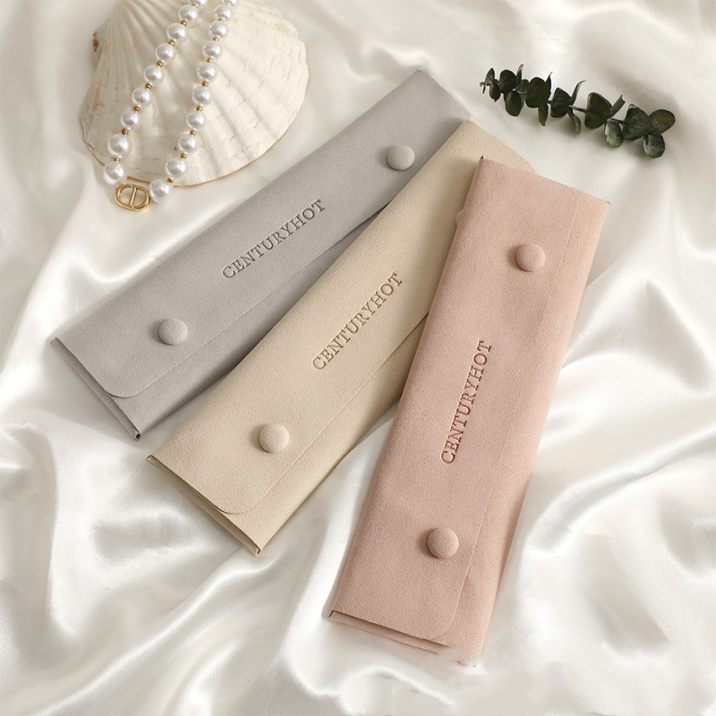 Gamyklinis mikropluošto aukštos kokybės papuošalų krepšys, karoliai, pakabukas, nešiojamas laikymo krepšys, karoliai, pakavimo krepšys, papuošalų laikymo krepšys