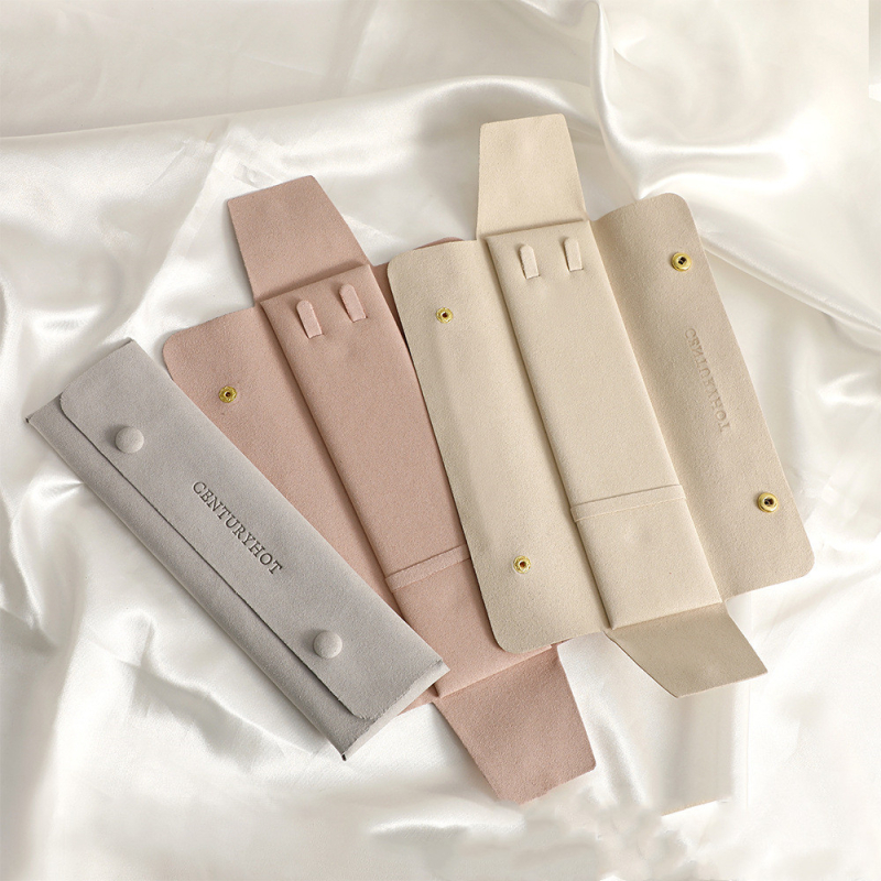 Gamyklinis mikropluošto aukštos kokybės papuošalų krepšys, karoliai, pakabukas, nešiojamas laikymo krepšys, karoliai, pakavimo krepšys, papuošalų laikymo krepšys