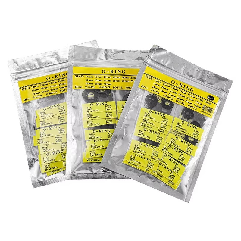 Аксесоари за часовници, гумена комбинация от водоустойчив пръстен, костюм 0.5 мм, 0.6 мм, 0.7 мм, заден капак на часовник, водоустойчив O-уплътнение