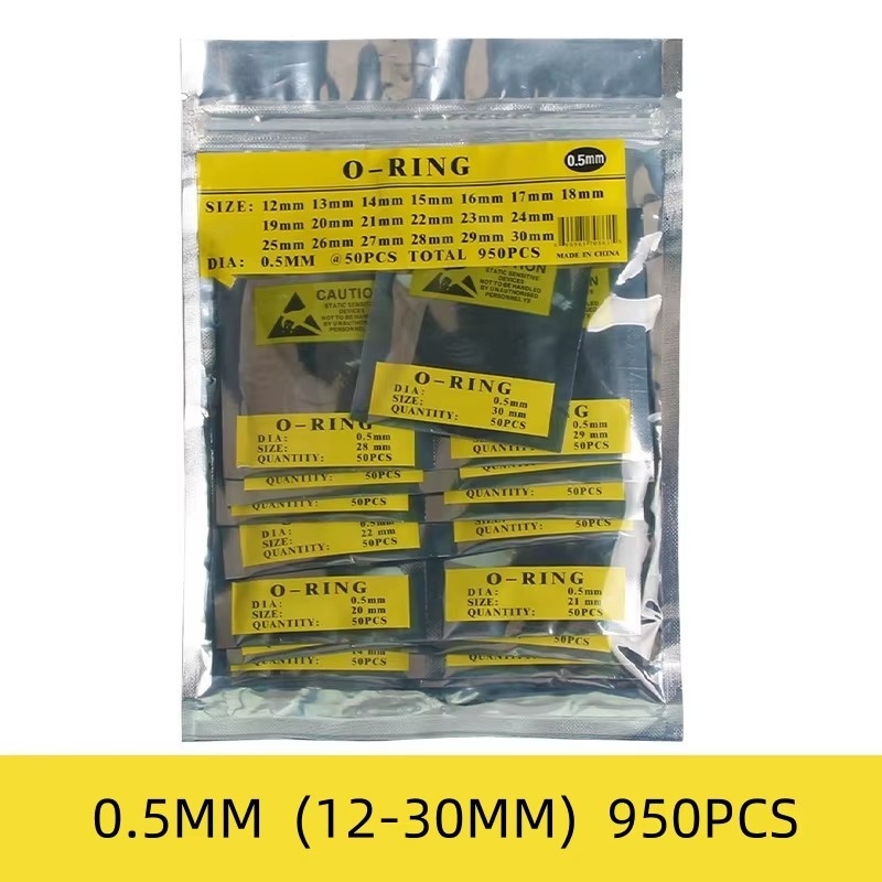 Аксесоари за часовници, гумена комбинация от водоустойчив пръстен, костюм 0.5 мм, 0.6 мм, 0.7 мм, заден капак на часовник, водоустойчив O-уплътнение