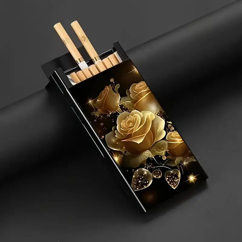 Piiriülese väliskaubanduse õhukese slaidiga alumiiniumist sigaretiümbrise kolju loomade ja muude loominguliste kaartide hoiukarbi tugi põlvkonnale