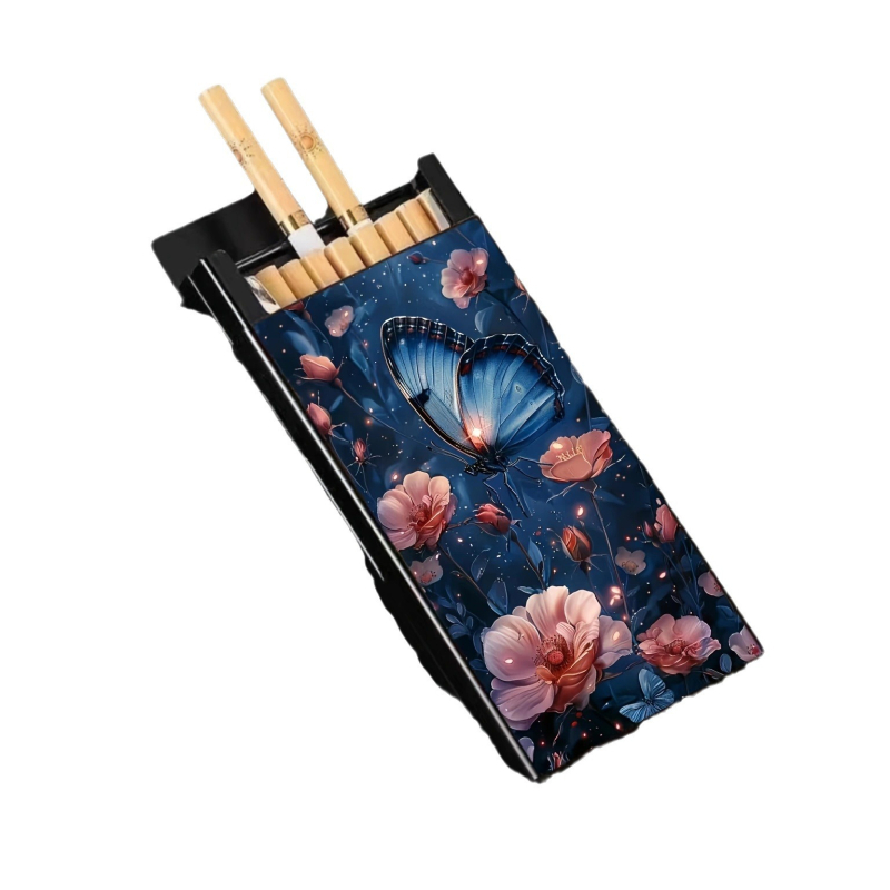 Piiriülese väliskaubanduse õhukese slaidiga alumiiniumist sigaretiümbrise kolju loomade ja muude loominguliste kaartide hoiukarbi tugi põlvkonnale