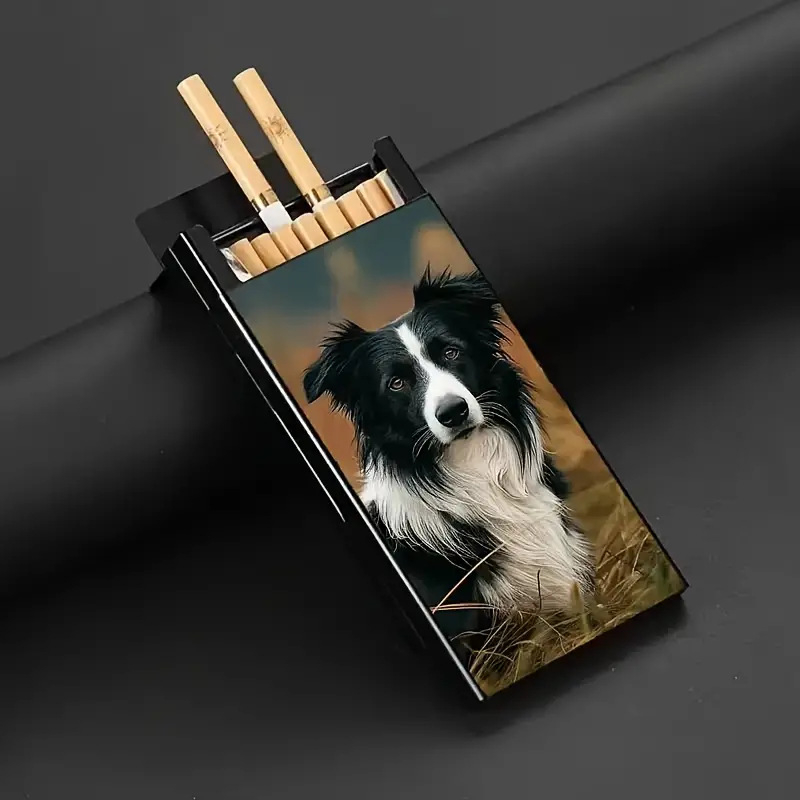 Pārrobežu ārējās tirdzniecības plānas bīdāmās alumīnija cigarešu maciņas galvaskausa dzīvnieku un citu radošu karšu glabāšanas kastes atbalsta paaudzi