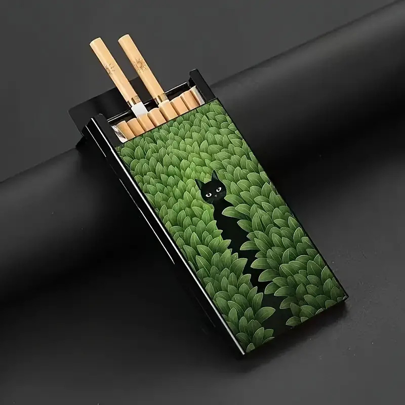 Pārrobežu ārējās tirdzniecības plānas bīdāmās alumīnija cigarešu maciņas galvaskausa dzīvnieku un citu radošu karšu glabāšanas kastes atbalsta paaudzi