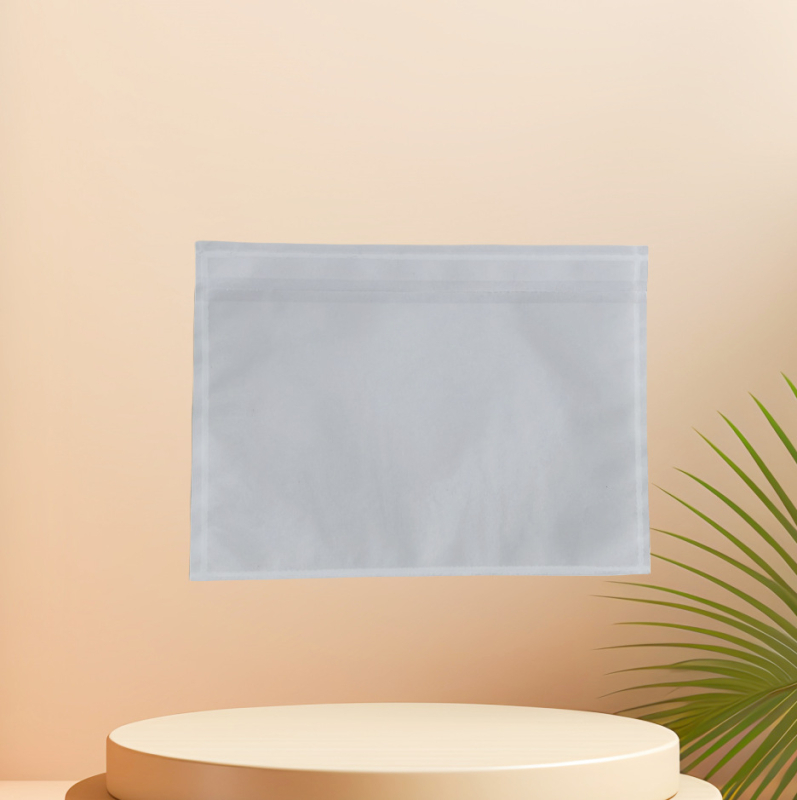 Producător en-gros Express Pungă adezivă Transparentă Pungă adezivă Logistică Suprafață Pungă unică Factură Document Pungă autoadezivă Cutie Pungă unică