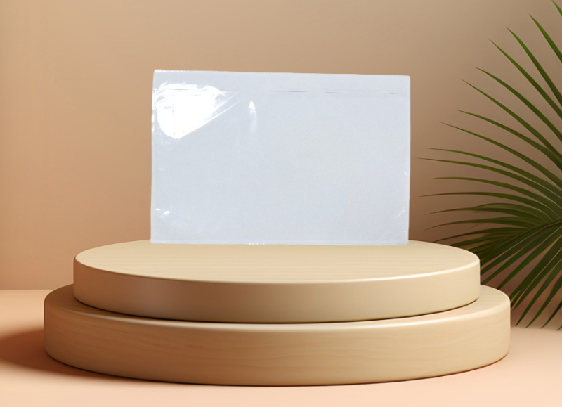 Producător en-gros Express Pungă adezivă Transparentă Pungă adezivă Logistică Suprafață Pungă unică Factură Document Pungă autoadezivă Cutie Pungă unică