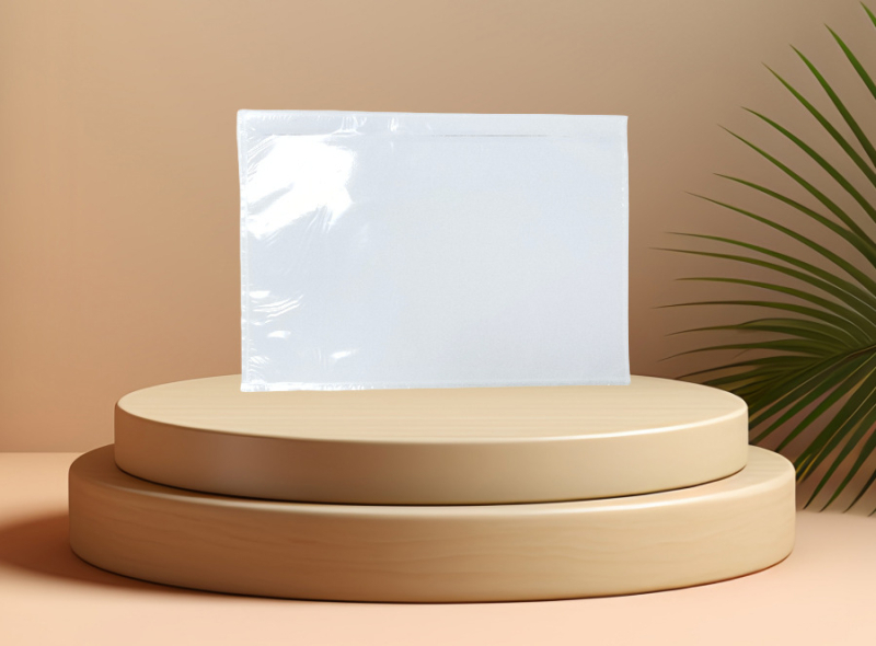 Producător en-gros Express Pungă adezivă Transparentă Pungă adezivă Logistică Suprafață Pungă unică Factură Document Pungă autoadezivă Cutie Pungă unică