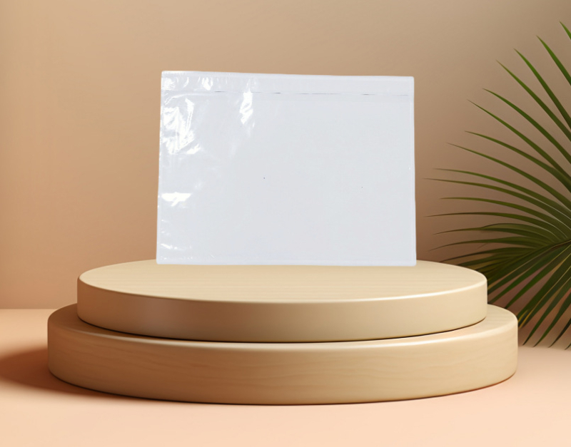 Producător en-gros Express Pungă adezivă Transparentă Pungă adezivă Logistică Suprafață Pungă unică Factură Document Pungă autoadezivă Cutie Pungă unică