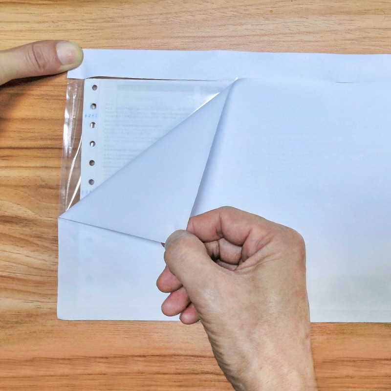 Producător en-gros Express Pungă adezivă Transparentă Pungă adezivă Logistică Suprafață Pungă unică Factură Document Pungă autoadezivă Cutie Pungă unică