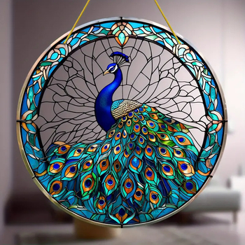 Tehase otsene akrüülketta piiriüleste plahvatuste akrüülist paabulinnu öökulli ripatsikaunistused