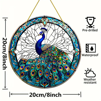 Tehase otsene akrüülketta piiriüleste plahvatuste akrüülist paabulinnu öökulli ripatsikaunistused