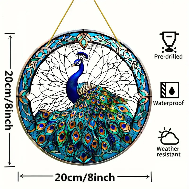 Tehase otsene akrüülketta piiriüleste plahvatuste akrüülist paabulinnu öökulli ripatsikaunistused