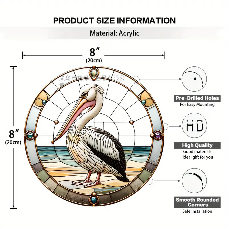 Tehase otsene akrüülketta piiriüleste plahvatuste akrüülist paabulinnu öökulli ripatsikaunistused