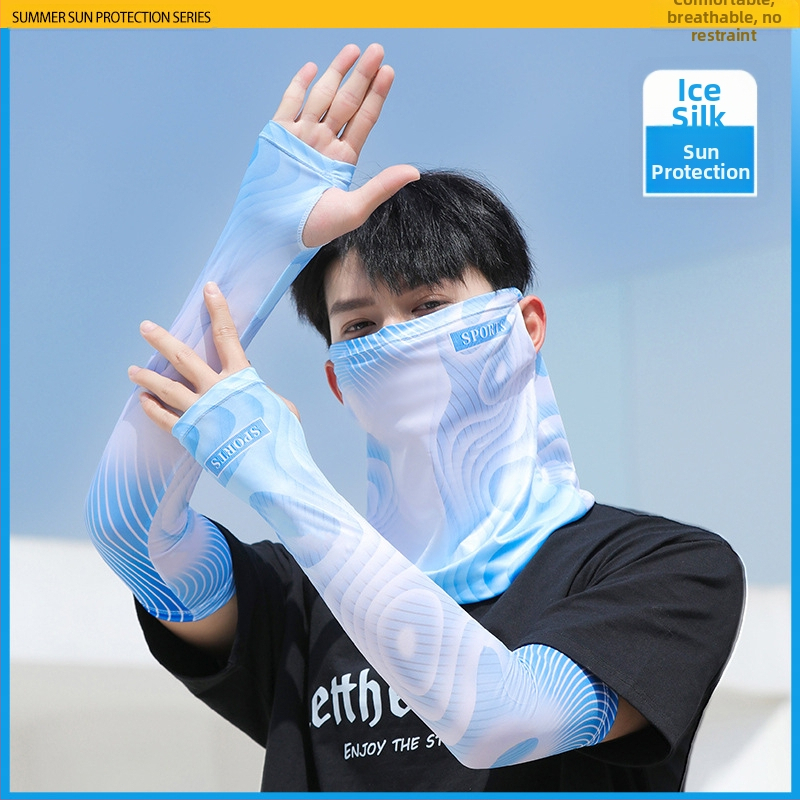 Suvine õues ratsutamise kaelakaitse sall jää siidist varrukaga päikesekaitsekreem spordi kõrva riputatav mask näorätik päikesevari kapuuts kalapüük