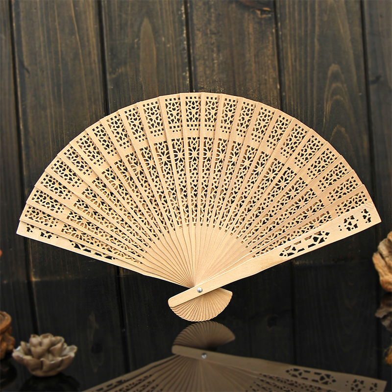 Tiesioginis gamyklos tiekimas kinų senovinio stiliaus tuščiaviduris vėduoklis kvapnus medinis vėduoklis Xiangyang gėlės medinis vėduoklis senovinis Hanfu kostiumas šokio vėduoklė