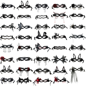 Хелоуин Коледа Фестивал на духовете Великден Маскарад Парти Представление Паяк Цвете Маска Различна Колекция 1