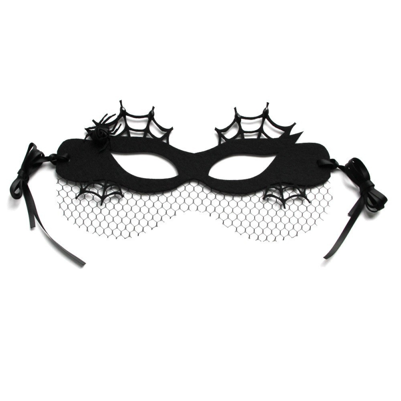 Хелоуин Коледа Фестивал на духовете Великден Маскарад Парти Представление Паяк Цвете Маска Различна Колекция 1